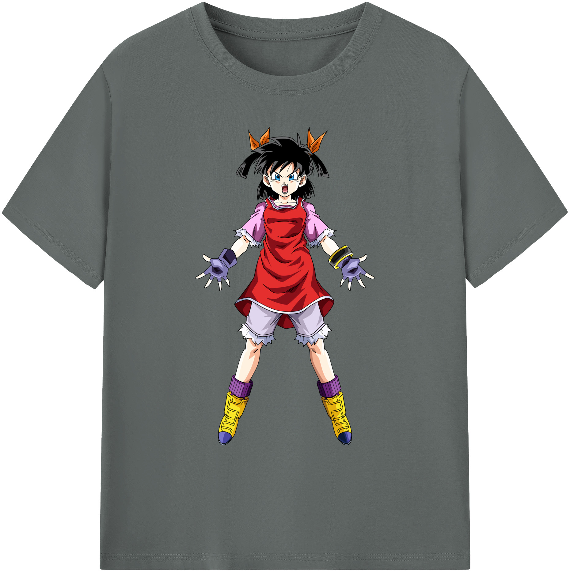 （画像用） ドラゴンボール パン DRAGON BALL Pan 綿100％ メンズ半袖Tシャツ｜肌触りやわらか＆通気性